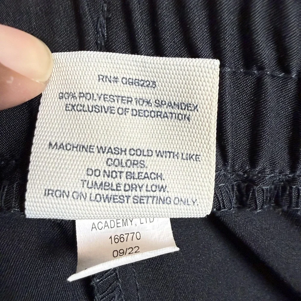 Magellan Outdoors Pants Womens 1X Black Jogger Lost Pines Water Repellent Hiking